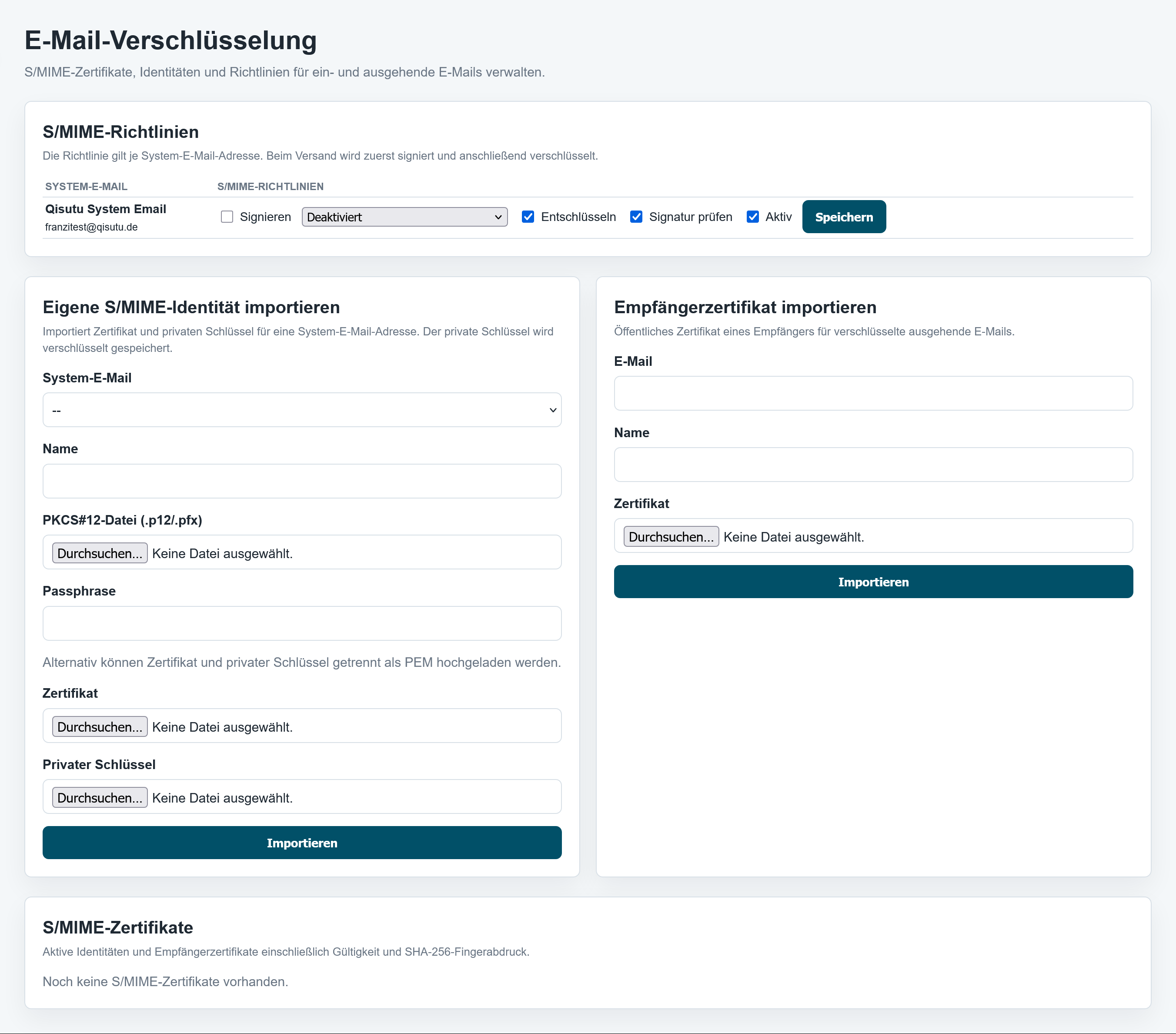 E-Mail-Verschlüsselung