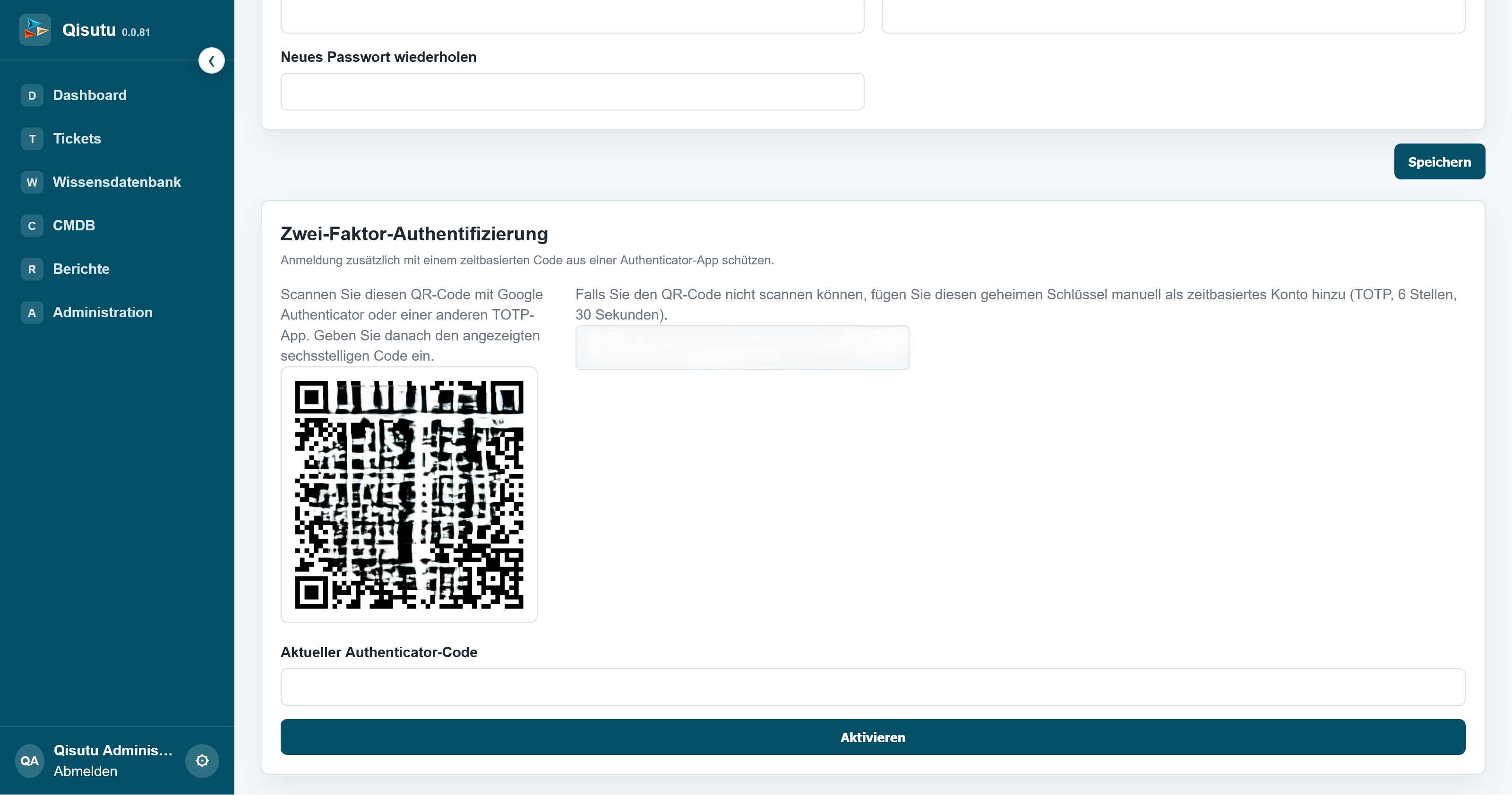 Skonfiguruj uwierzytelnianie dwuskładnikowe za pomocą kodu QR